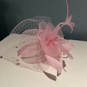 Elegant Pink Fascinator